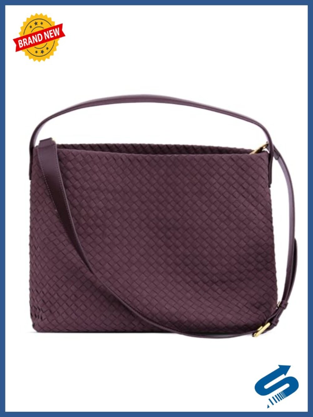 Suede Hobo Bag Women Hand-Woven Suede Tote Casual Shoulder Bag Large